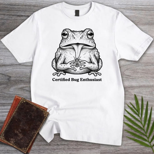 T-Shirt White / S Certified Bug Enthusiast T-Shirt