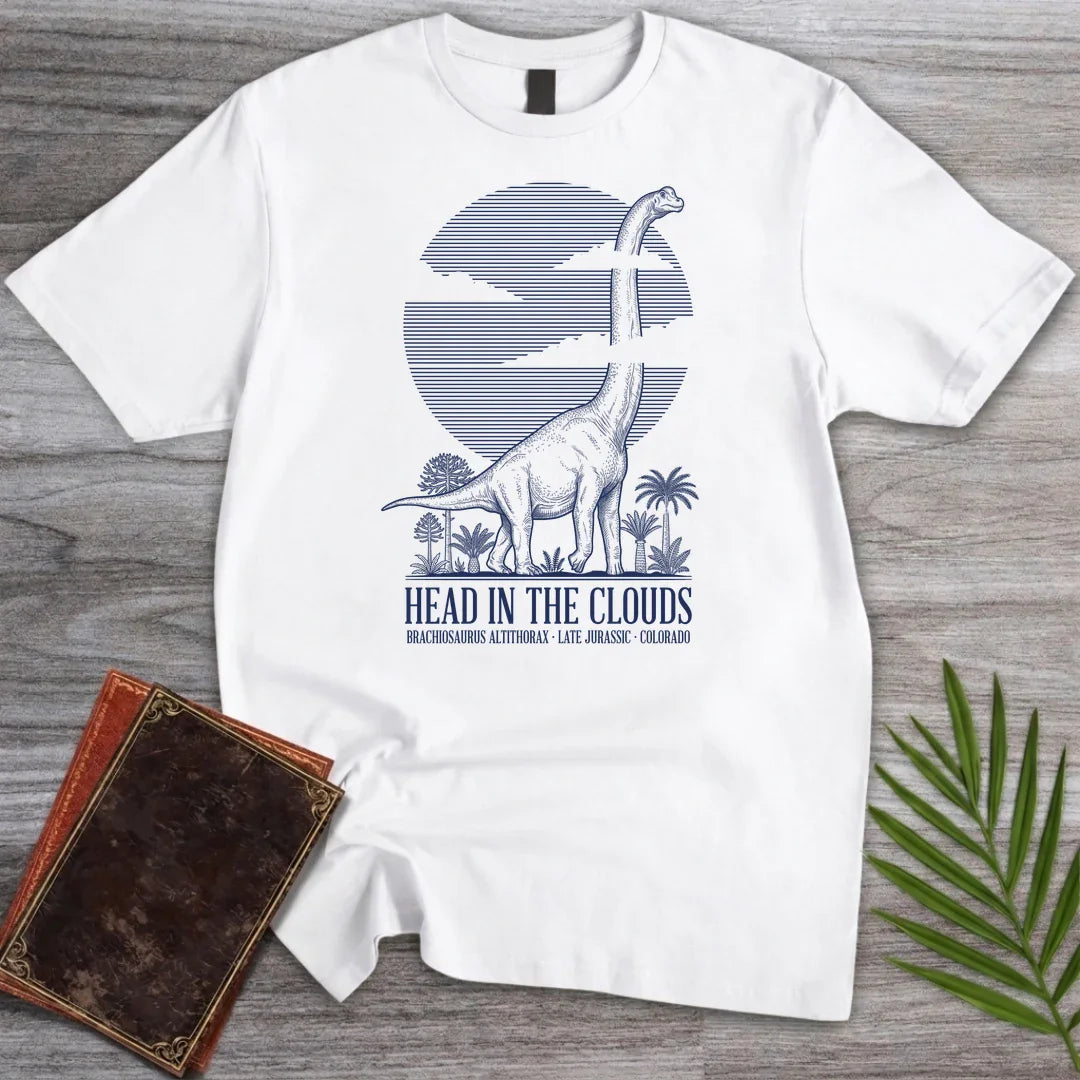T-Shirt White / S Cloud Line Brachiosaurus T-Shirt