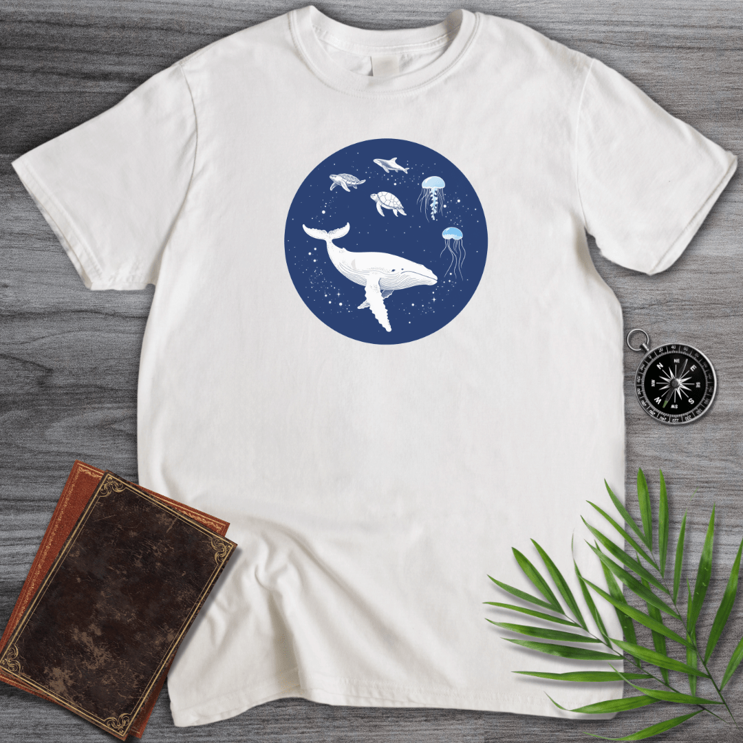 T-Shirt White / S Cosmic Sea Marine Fauna T-Shirt