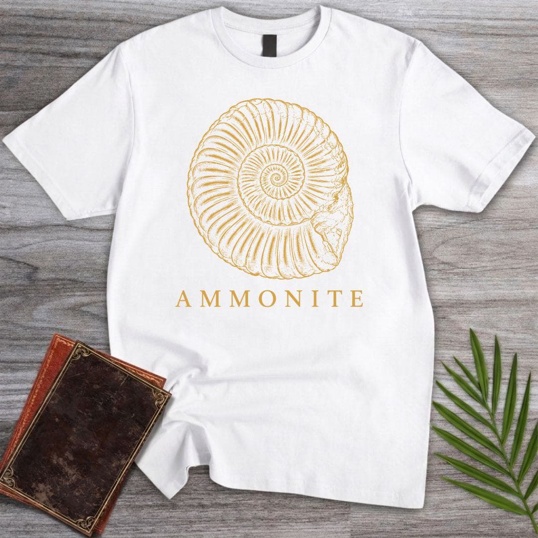 T-Shirt White / S Curious about Ammonites T-Shirt