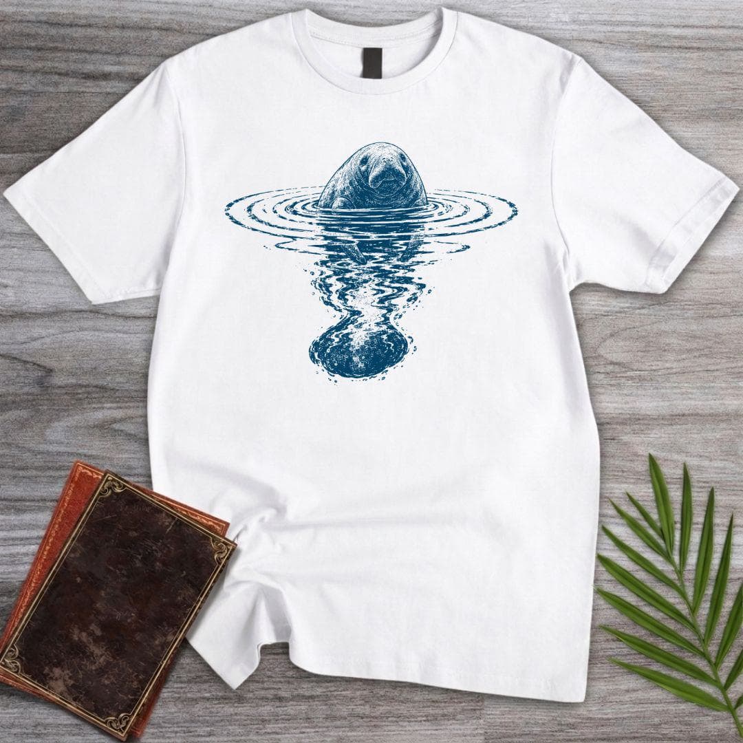 T-Shirt White / S Curious Dugong T-Shirt