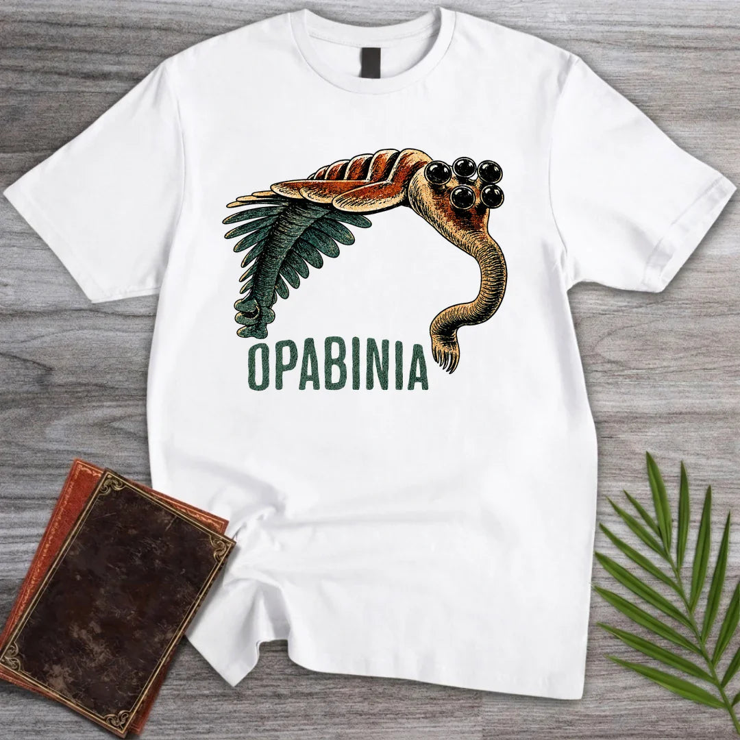 T-Shirt White / S Curious Opabinia T-Shirt