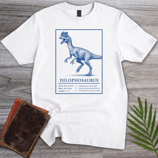 T-Shirt White / S Dilophosaurus The Spitter T-Shirt