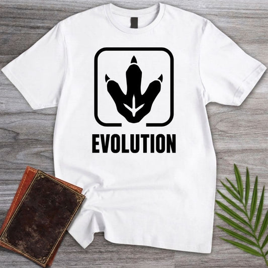 T-Shirt White / S Dino Track Badge T-Shirt