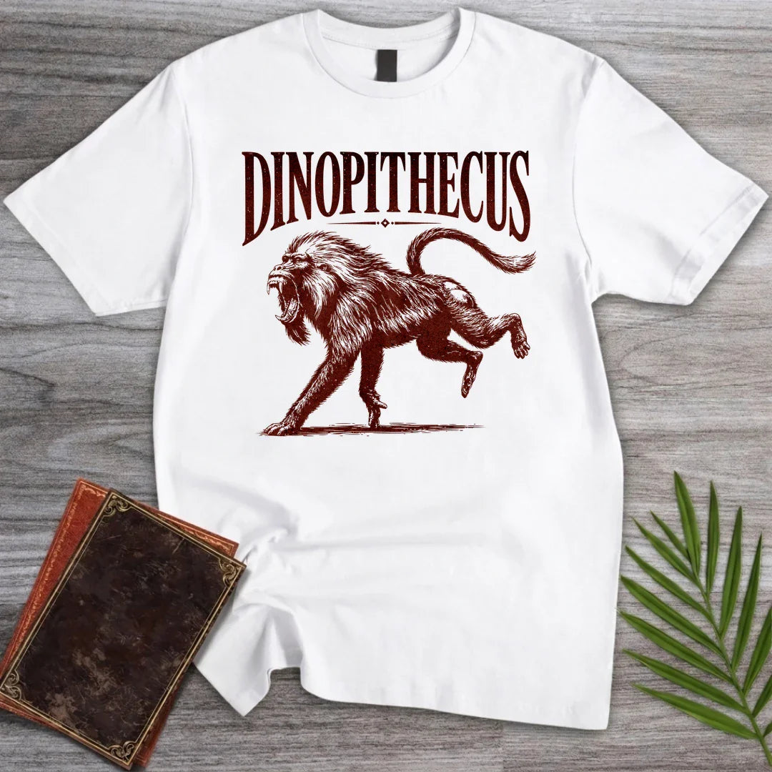 T-Shirt White / S Dinopithecus Terrible Ape T-Shirt