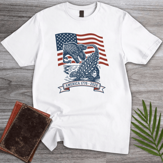 T-Shirt White / S Dinosaur Battle Americas 250th T-Shirt