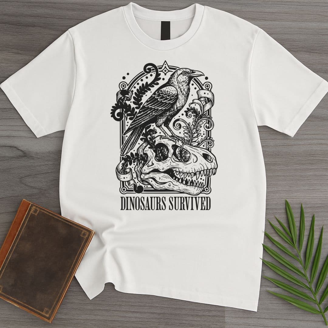 T-Shirt White / S Dinosaurs Survived: Bird Evolution T-Shirt