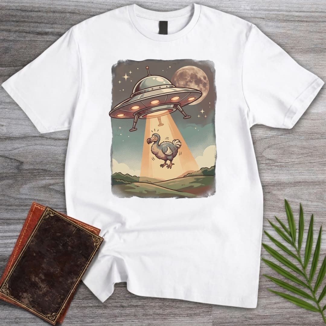 T-Shirt White / S Dodo UFO Abduction T-Shirt