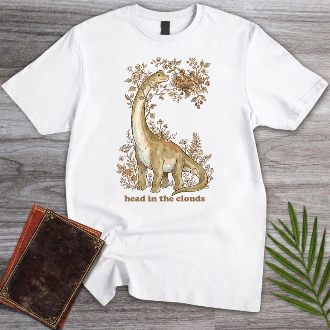 T-Shirt White / S Dreaming Brachiosaurus T-Shirt