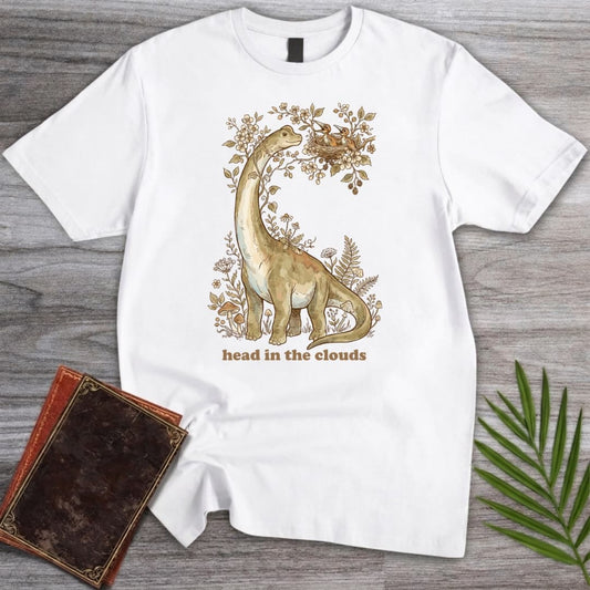 T-Shirt White / S Dreaming Brachiosaurus T-Shirt