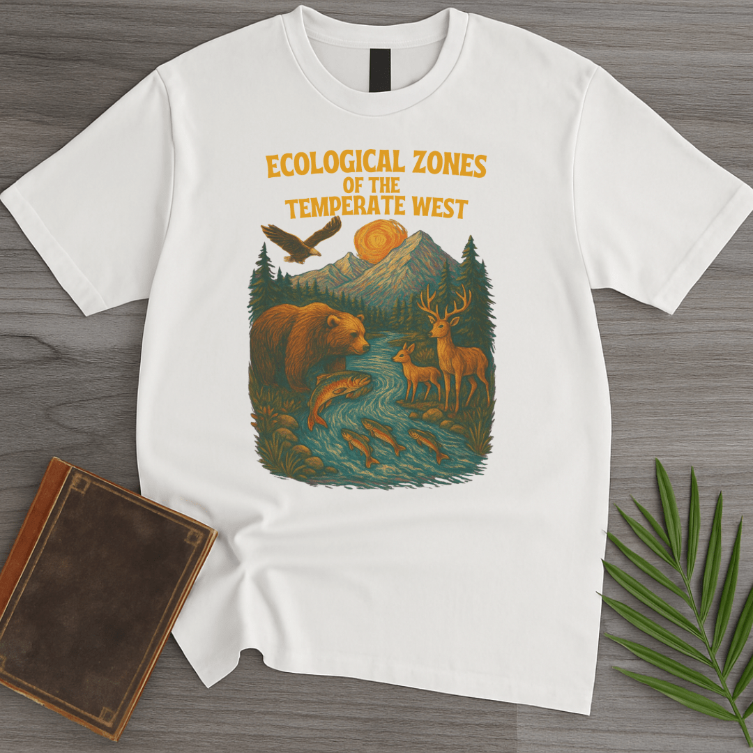 T-Shirt White / S Ecological Zones of The West T-Shirt