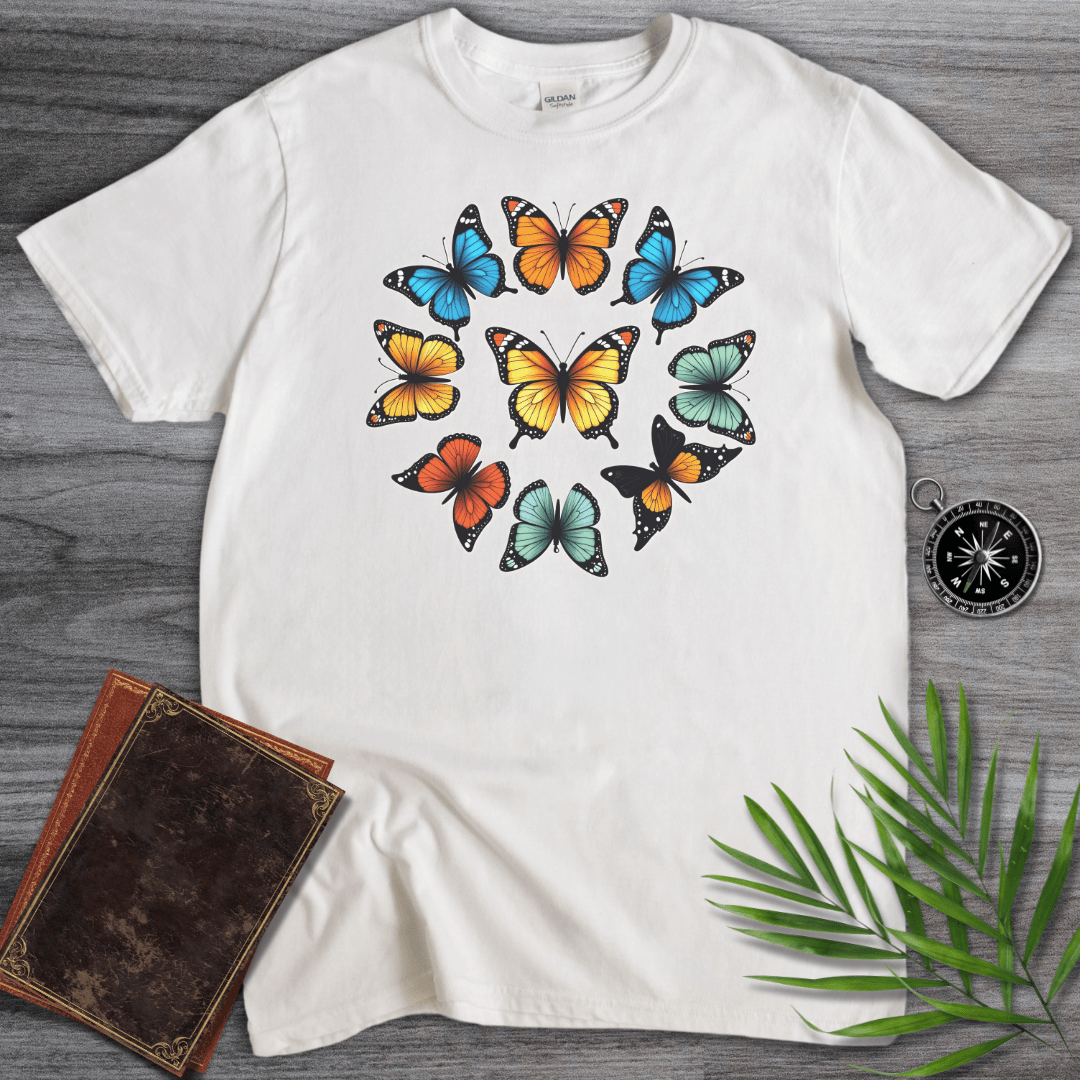 T-Shirt White / S Entomology: Butterfly T-Shirt