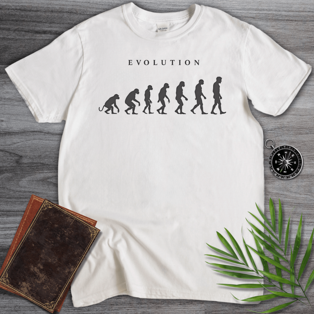 T-Shirt White / S Evolution Towards Homo-Sapiens T-Shirt