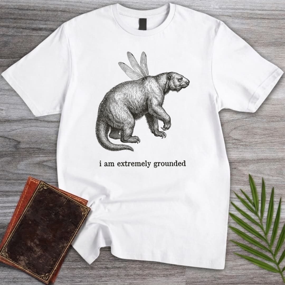 T-Shirt White / S Extremely Ground Sloth T-Shirt