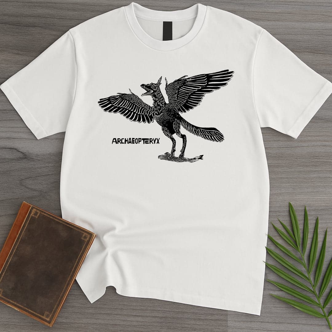 T-Shirt White / S First Flight Archaeopteryx T-Shirt (dunyaatay)