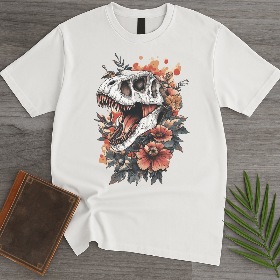 T-Shirt White / S Floral Fossil Fury T-Shirt