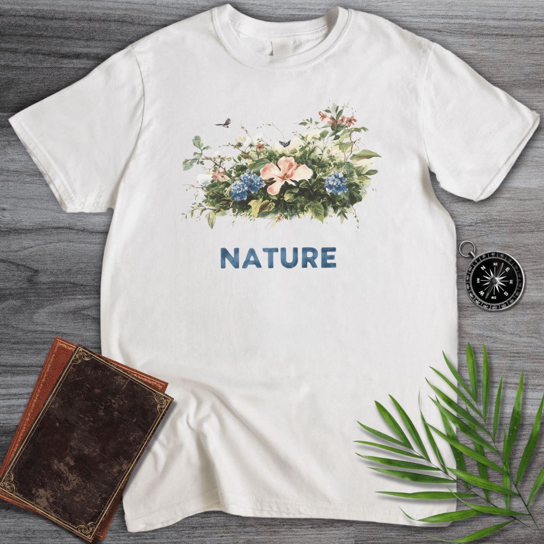 T-Shirt White / S Floral Nature Bloom T-Shirt