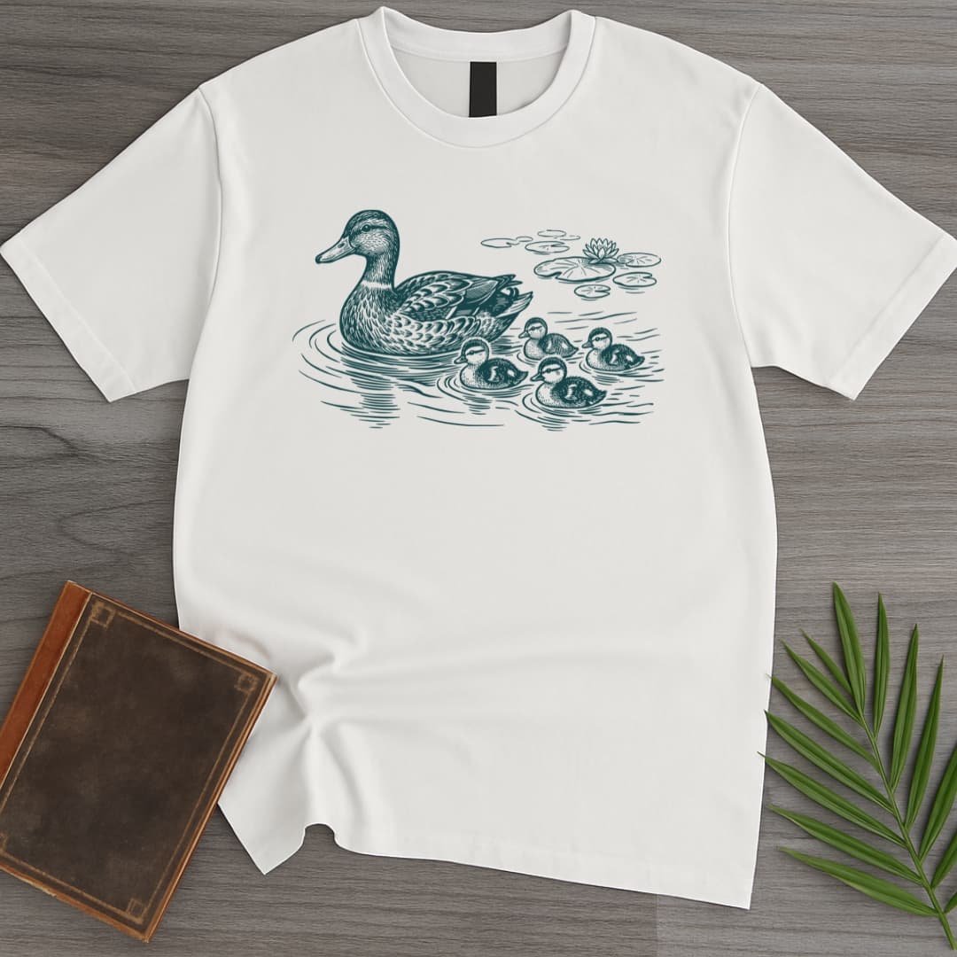 T-Shirt White / S Follow The Leader Ducklings T-Shirt
