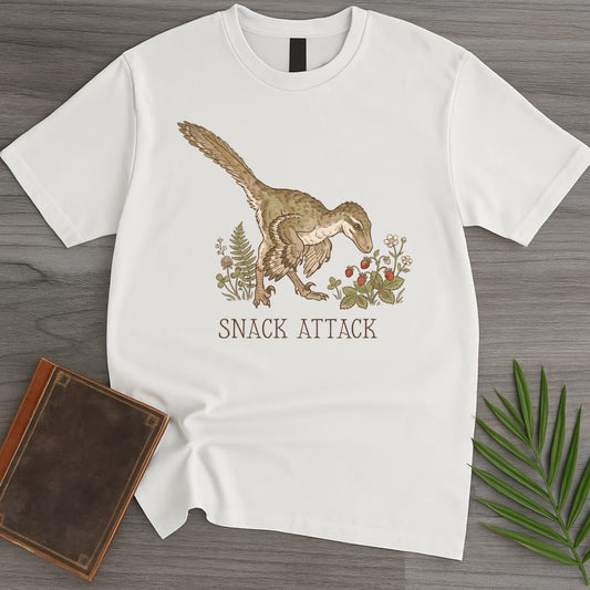 T-Shirt White / S Foraging Raptor T-Shirt