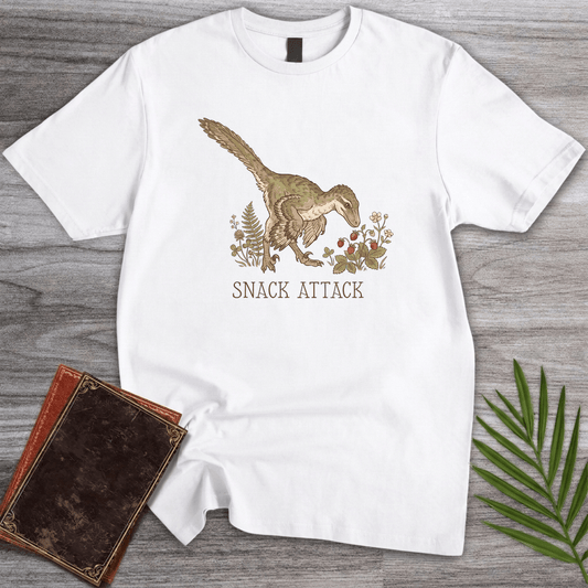 T-Shirt White / S Foraging Raptor T-Shirt