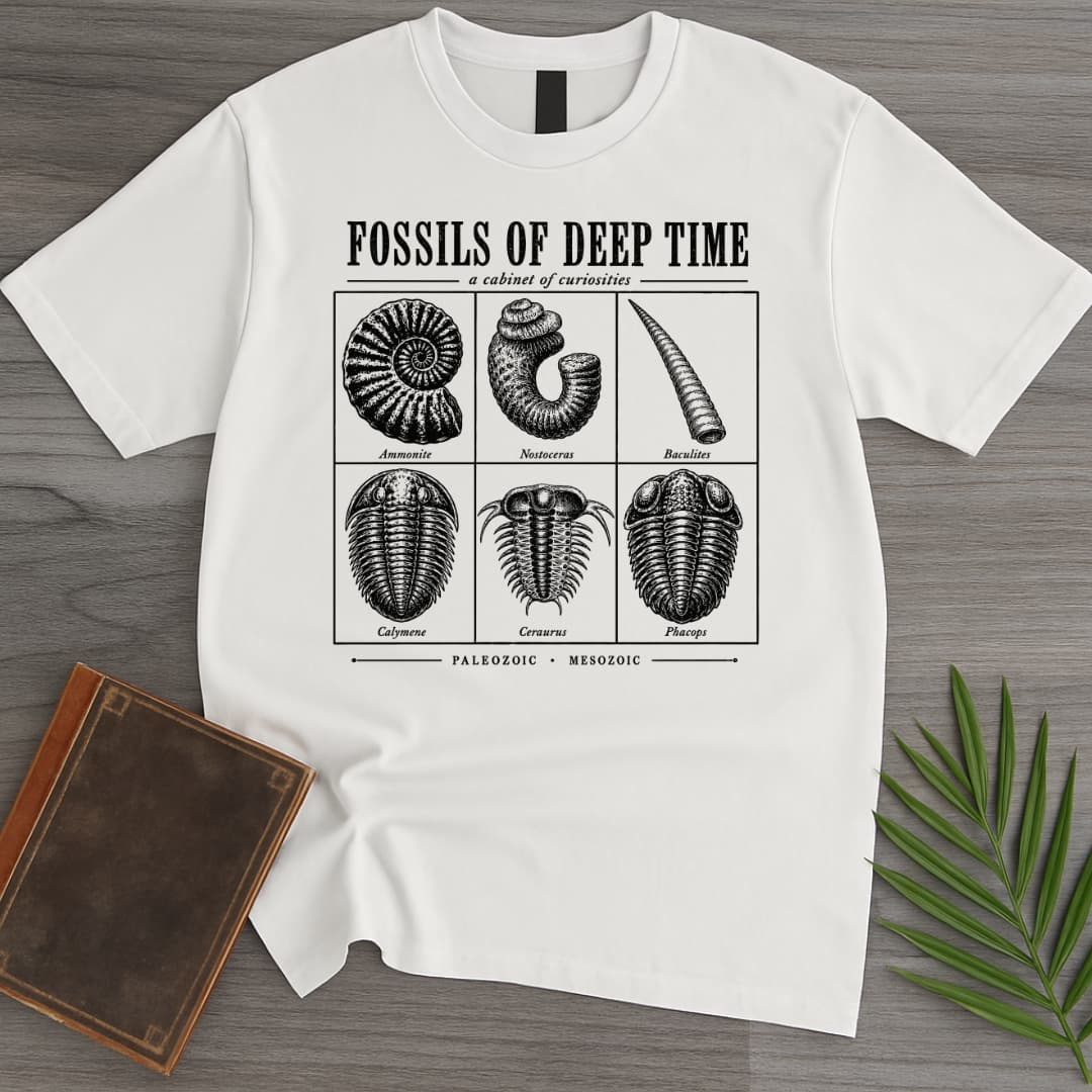 T-Shirt White / S Fossils of Deep Time T-Shirt