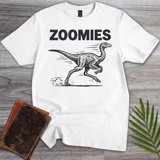 T-Shirt White / S Gallimimus Zoomies T-Shirt