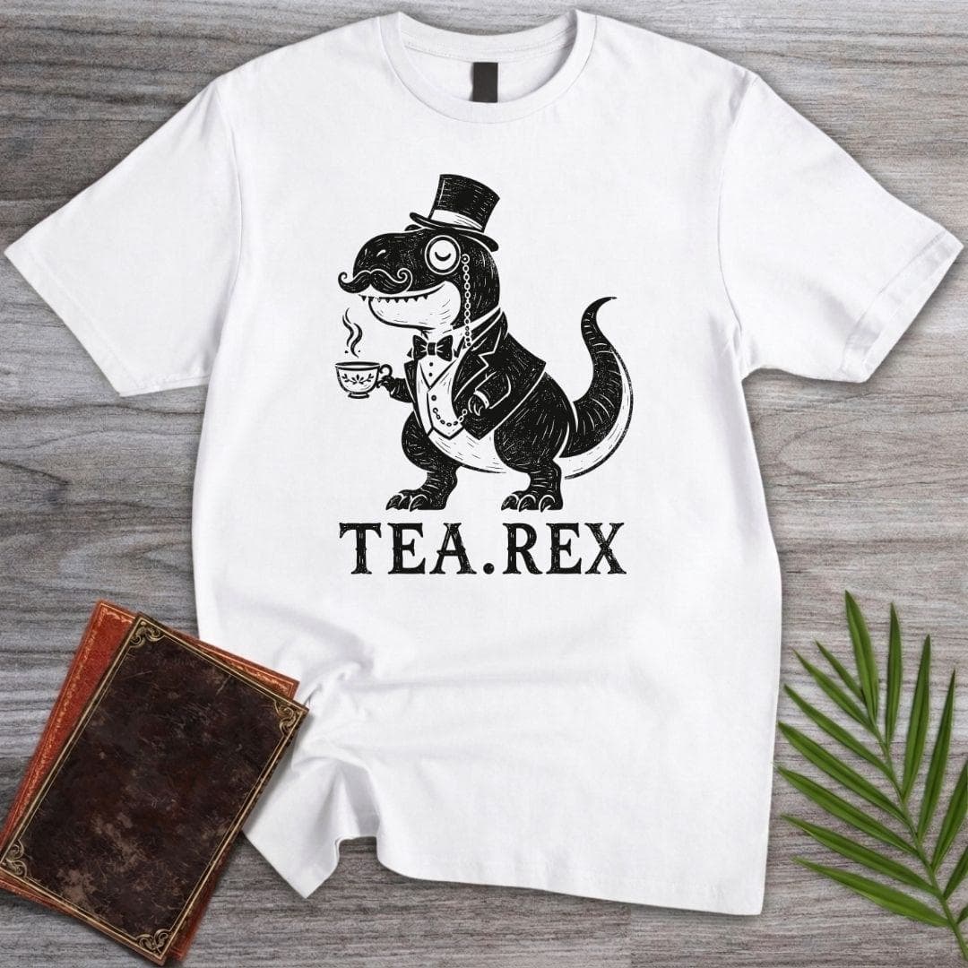 T-Shirt White / S Gentleman Tea-Rex T-Shirt
