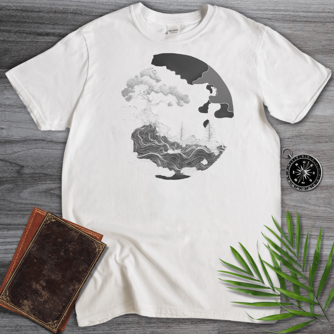 T-Shirt White / S Geography: Earth & Environment Line Art T-Shirt