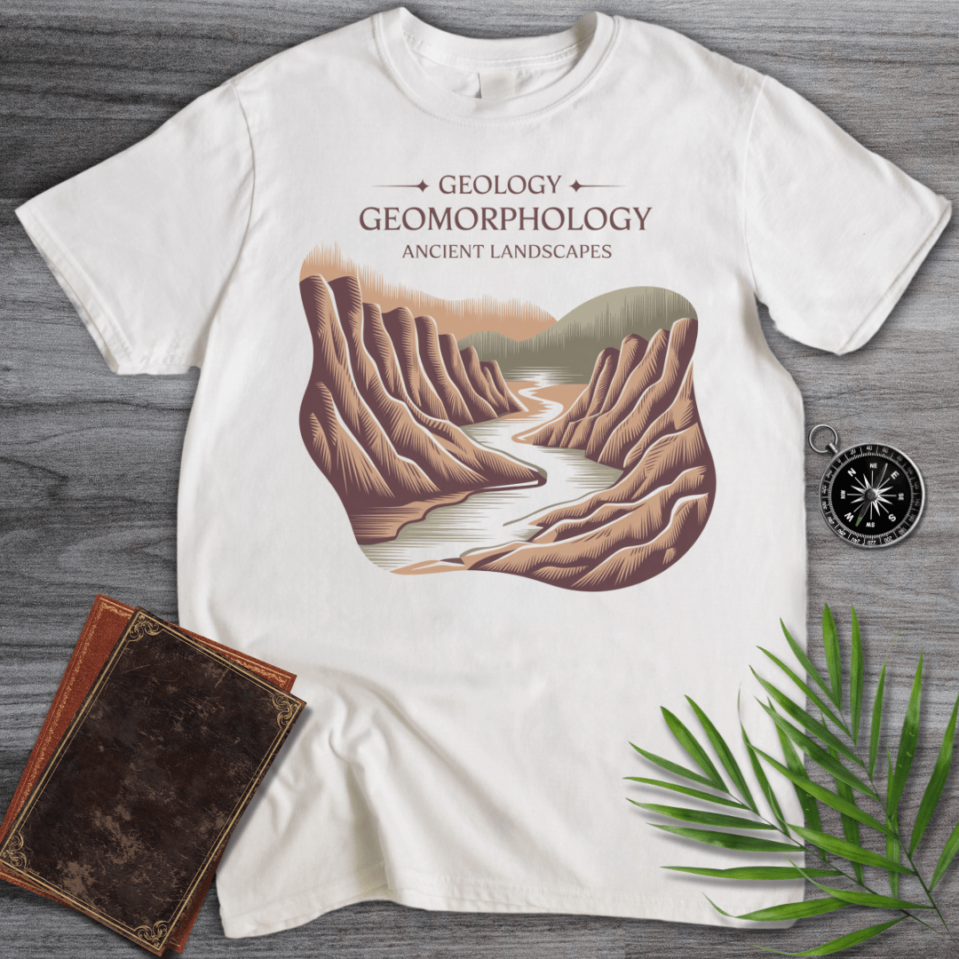 T-Shirt White / S Geology, Geomorphology, Ancient Landscapes T-Shirt