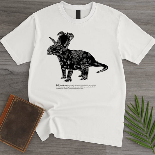 T-Shirt White / S Ghost Hollow Coelophysis T-Shirt (dunyaatay)