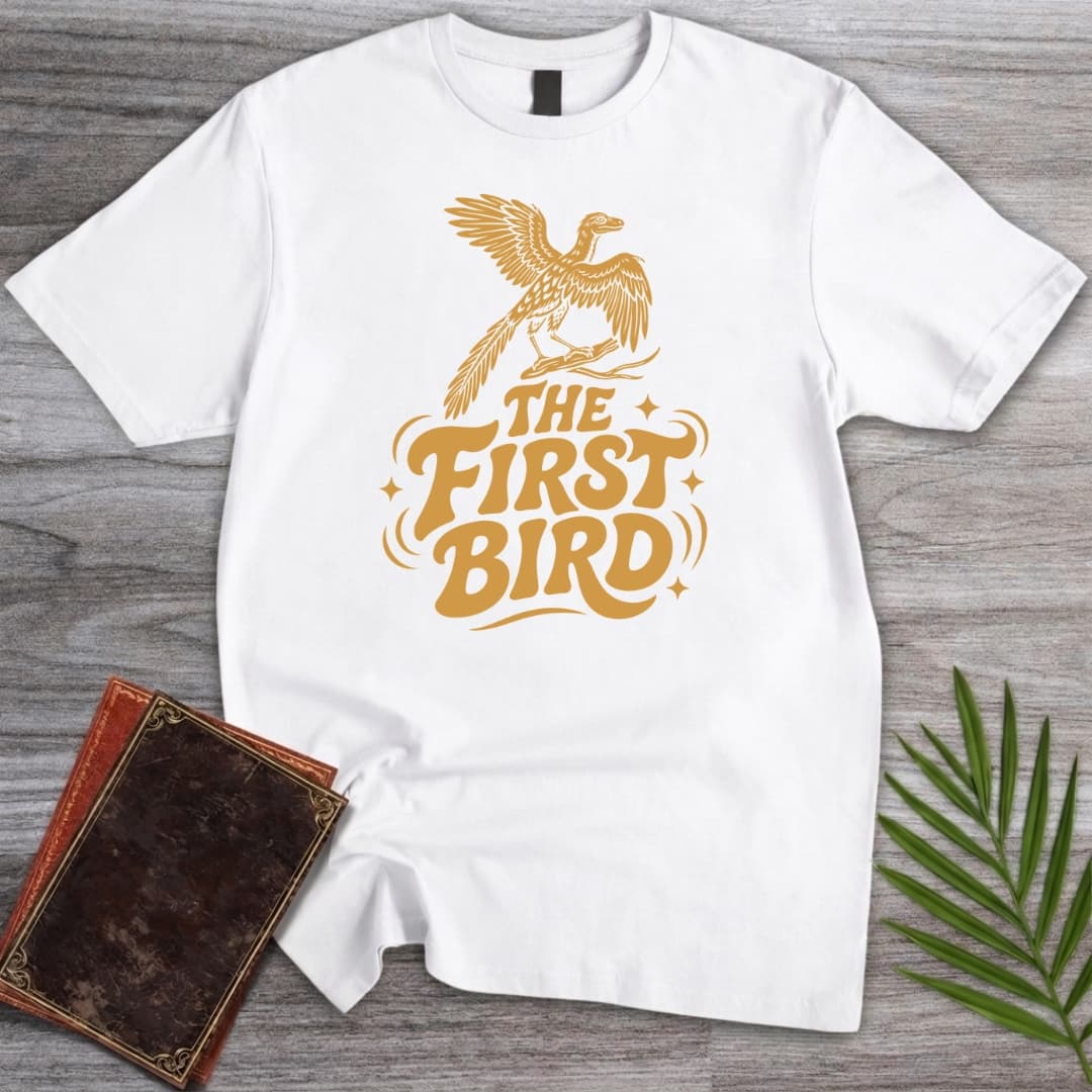 T-Shirt White / S Golden Archaeopteryx T-Shirt