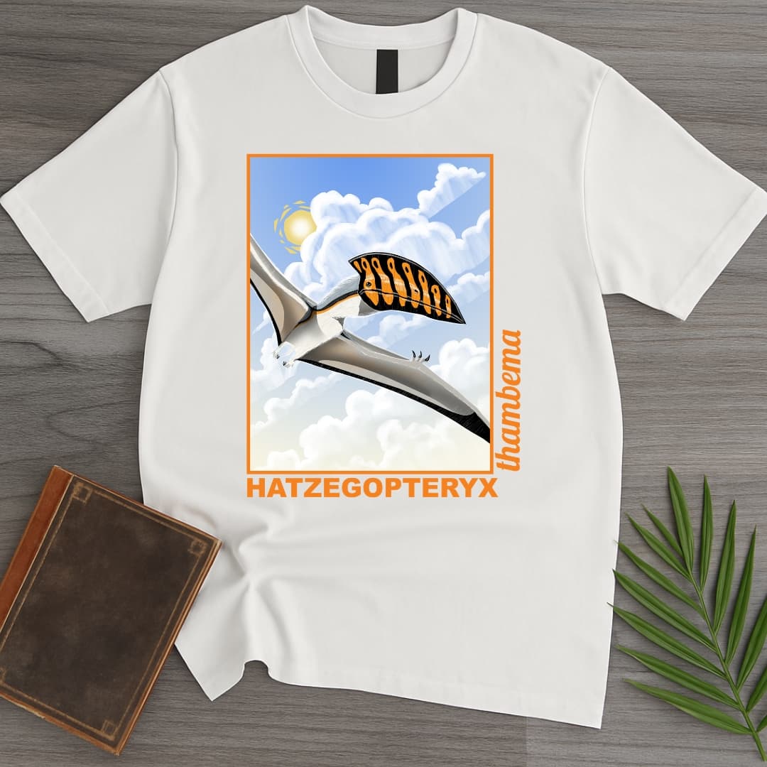 T-Shirt White / S Hatzegopteryx - Solar Sovereign Sky T-Shirt