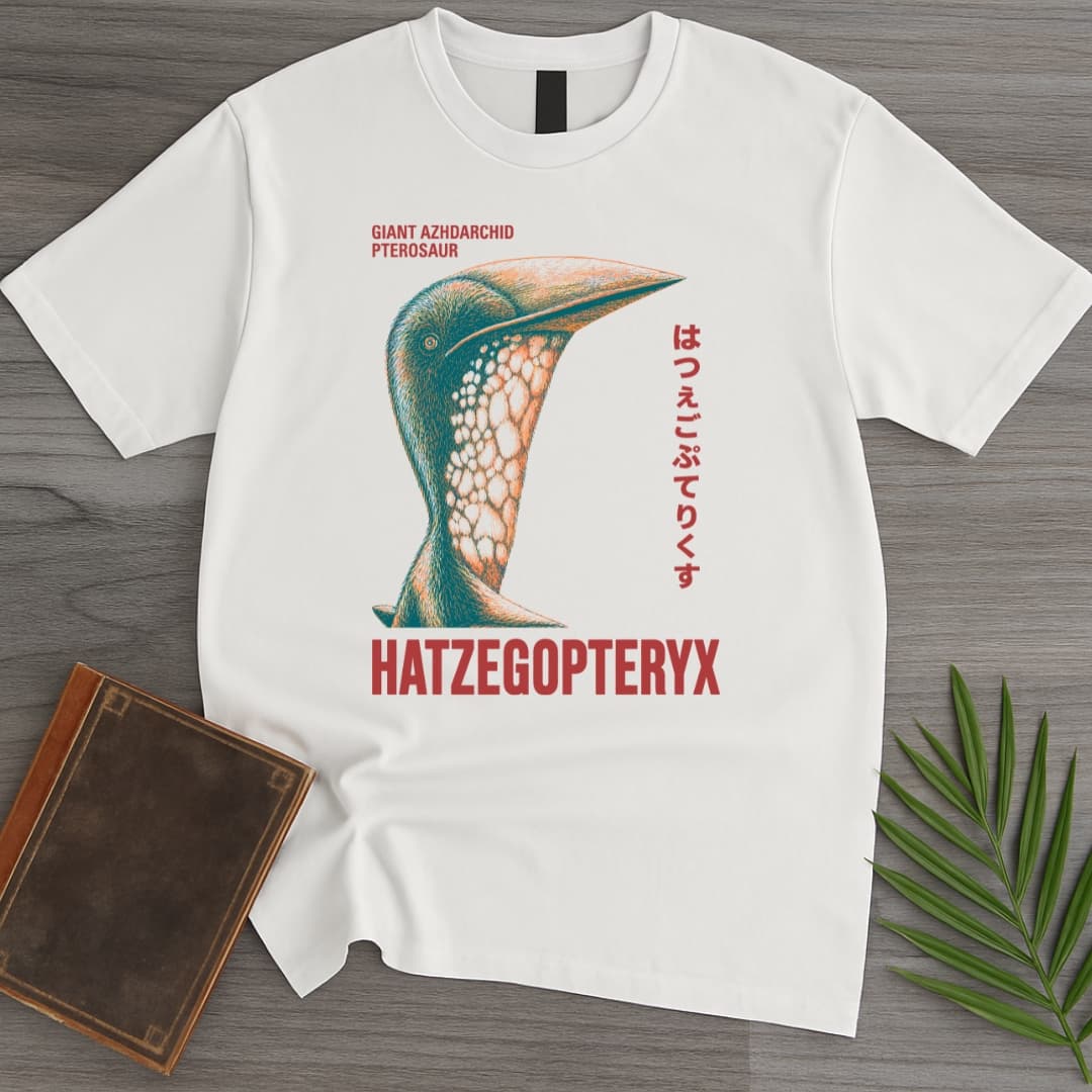 T-Shirt White / S Hatzegopteryx Vintage Poster T-Shirt