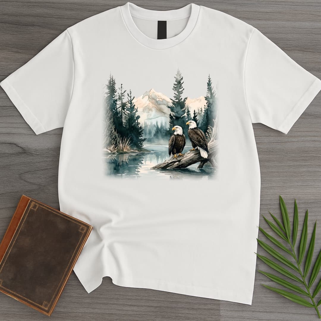 T-Shirt White / S Highland Perch Eagles T-Shirt