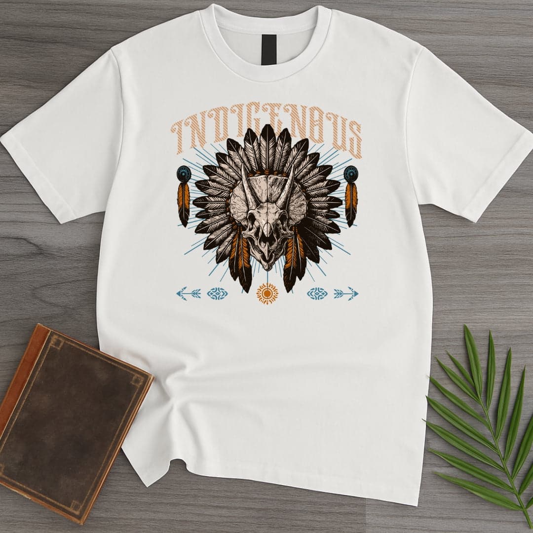T-Shirt White / S Indigenous Triceratops T-Shirt