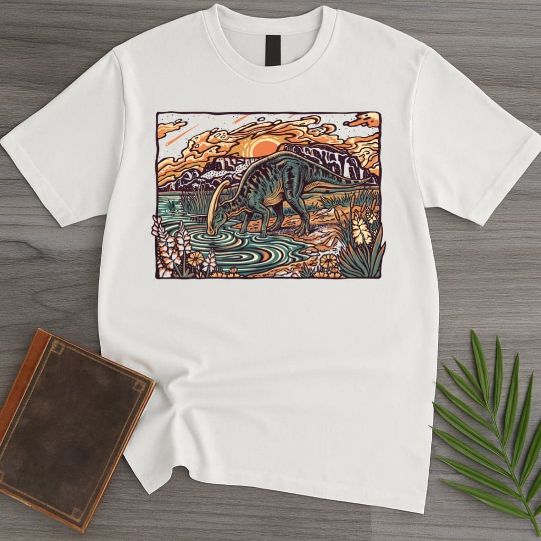 T-Shirt White / S Into the Parasaurolophus Dream T-Shirt