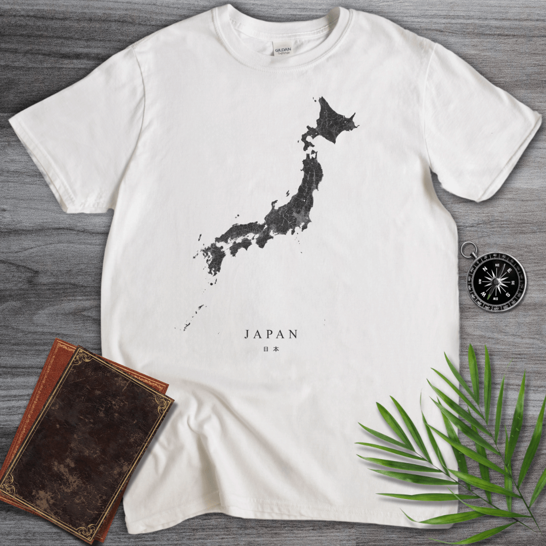 T-Shirt White / S Japan Map T-Shirt