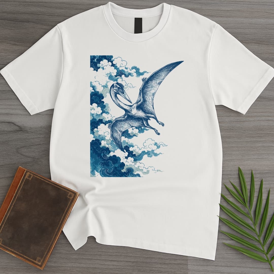 T-Shirt White / S Japanese Quetzalcoatlus Cloud T-Shirt
