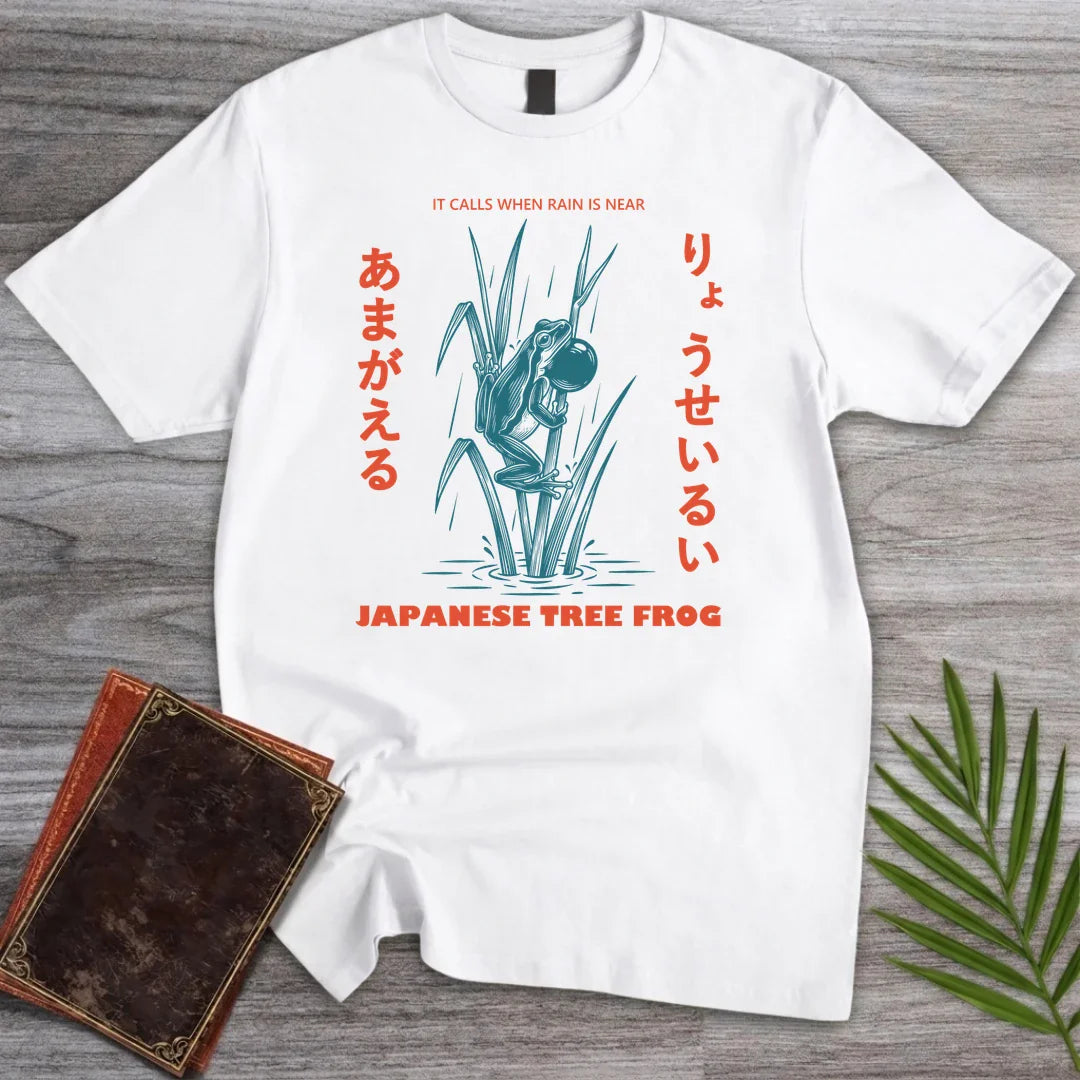 T-Shirt White / S Japanese Tree Frog T-Shirt