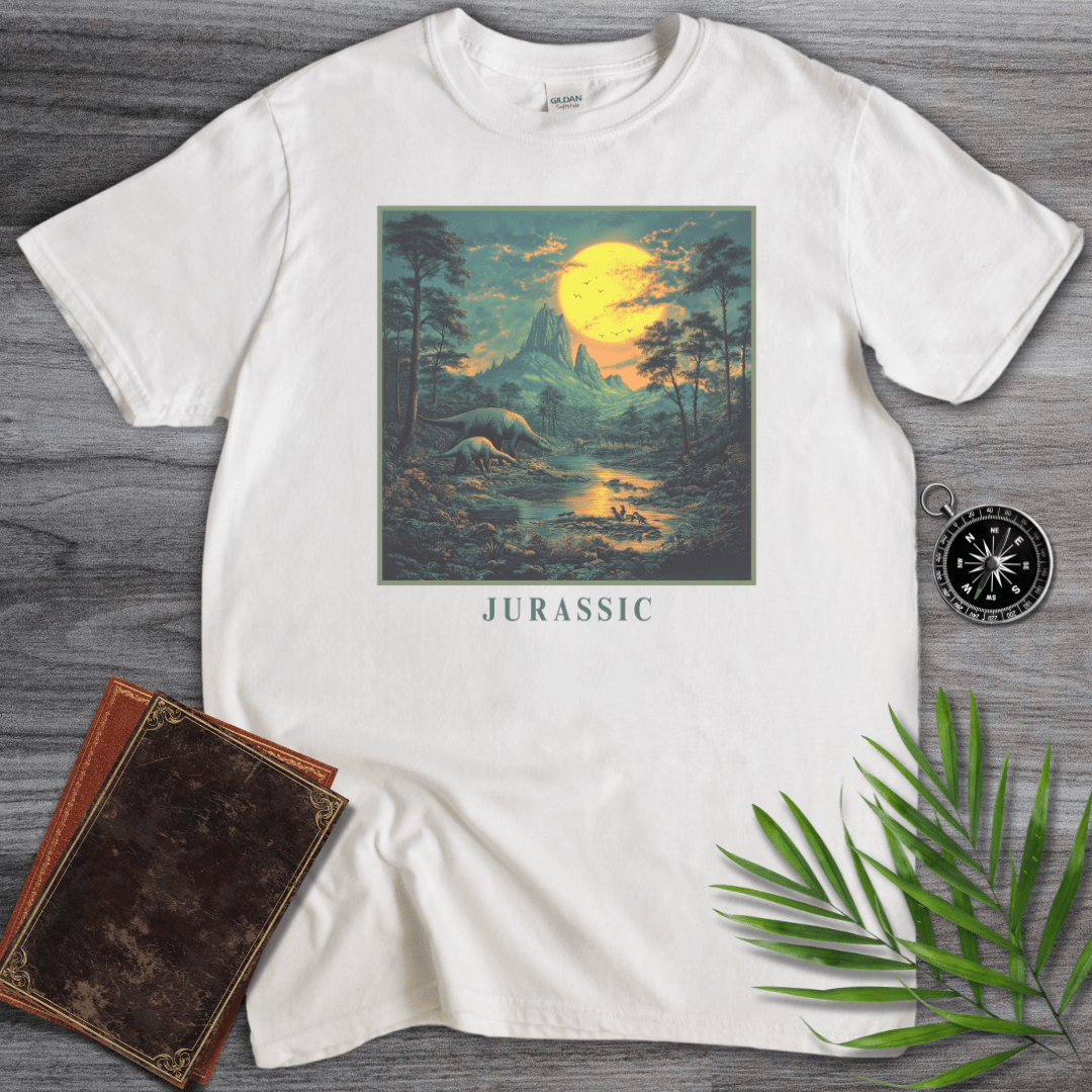 T-Shirt White / S Jurassic Environment Graphic T-Shirt