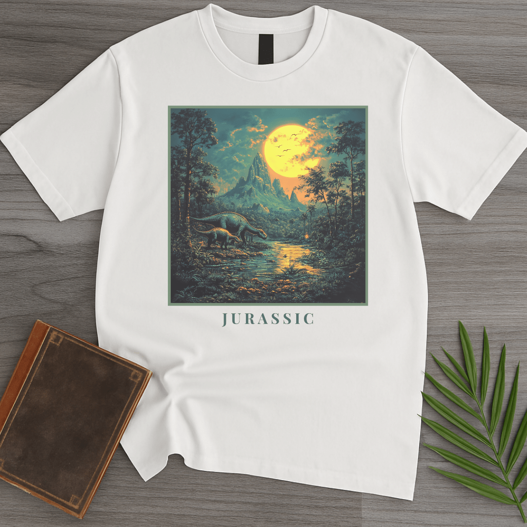 T-Shirt White / S Jurassic Environment Graphic T-Shirt
