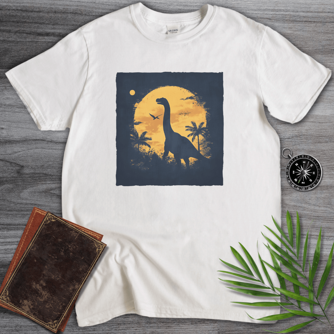 T-Shirt White / S Jurassic Shadow Sunset T-Shirt