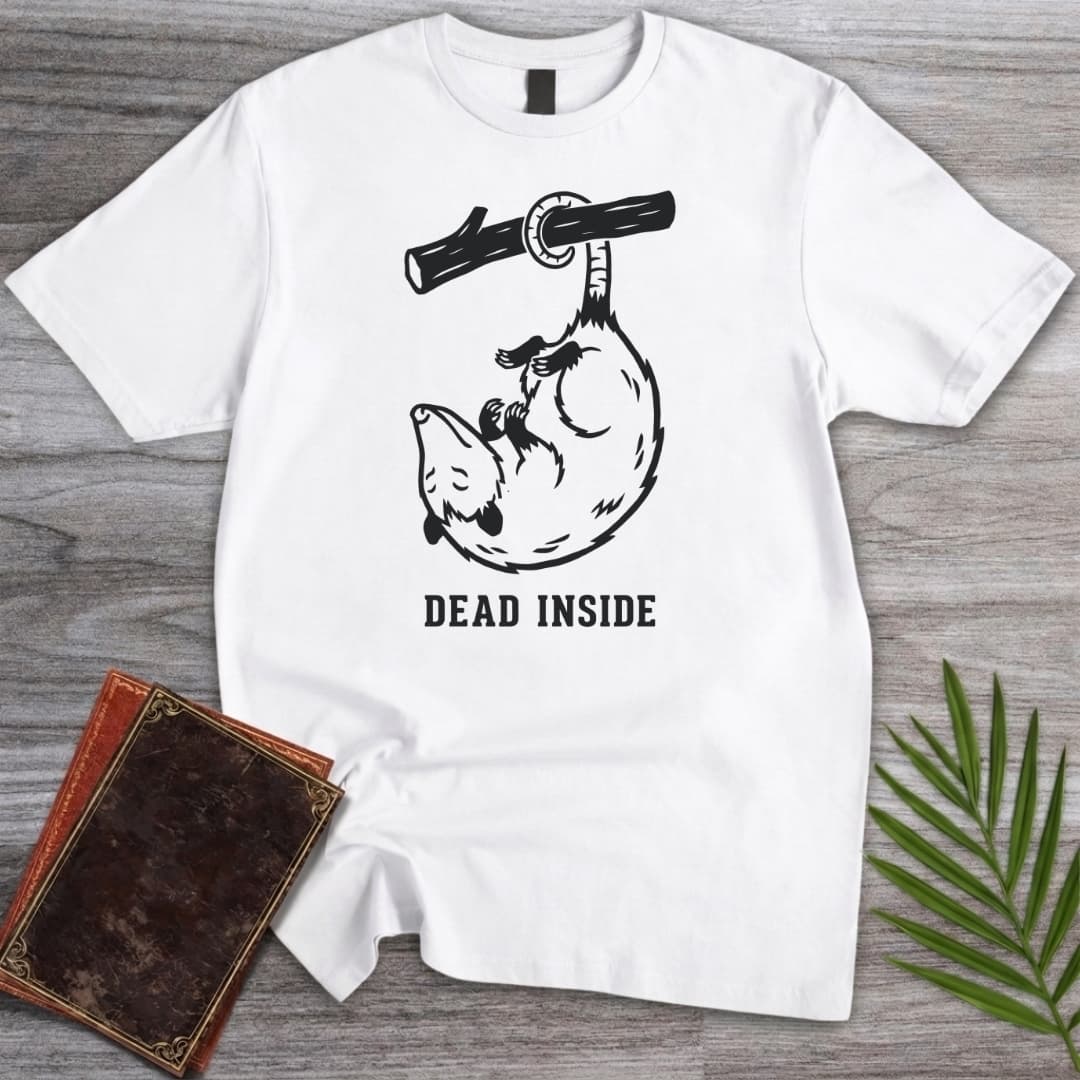 T-Shirt White / S Just Playing Dead Opossum T-Shirt