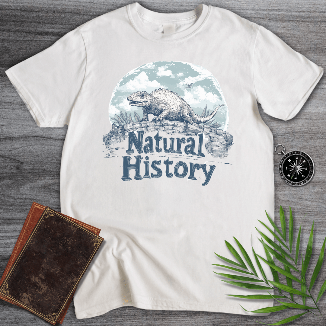 T-Shirt White / S Large Reptile Natural History T-Shirt