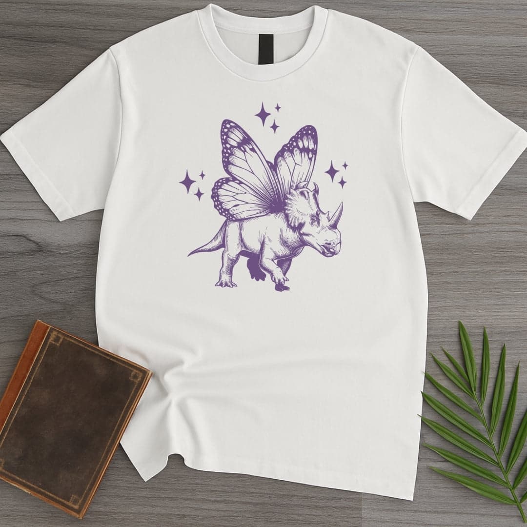 T-Shirt White / S Lil Fairy Centrosaurus T-Shirt