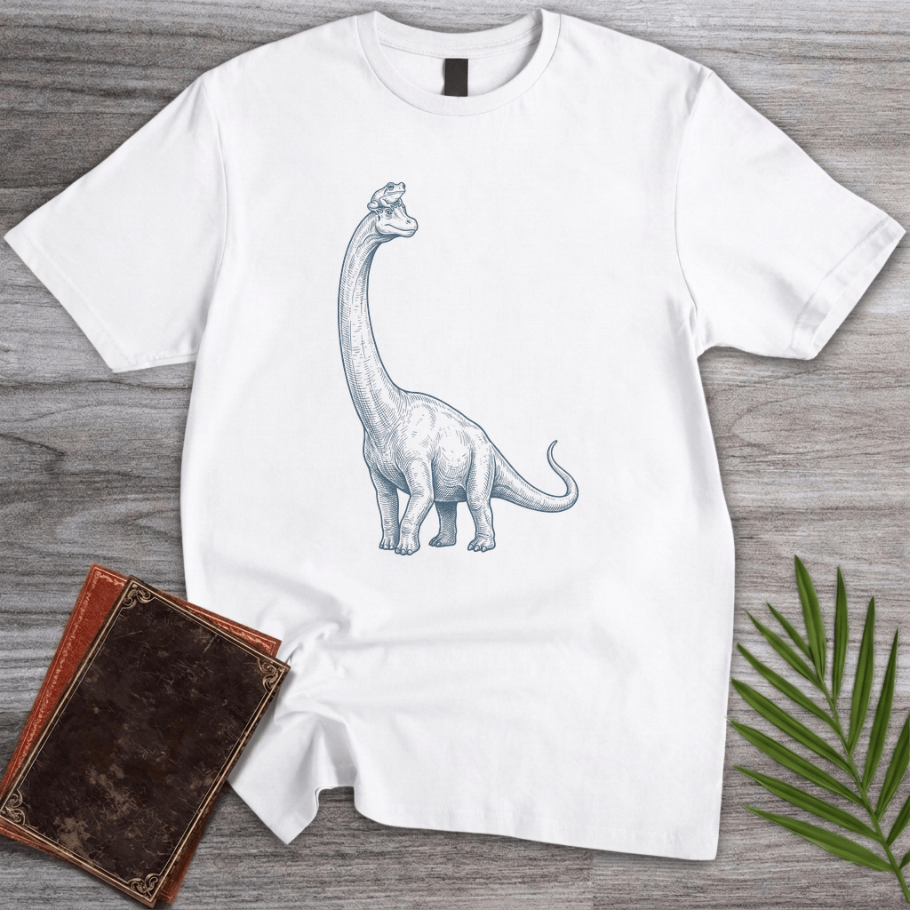 T-Shirt White / S Lofty Frog Brontosaurus T-Shirt