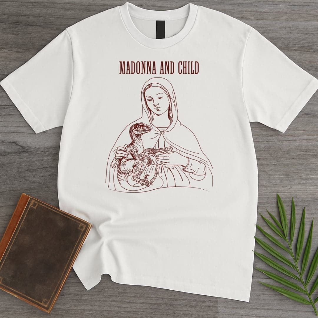 T-Shirt White / S Madonna and Raptor T-Shirt