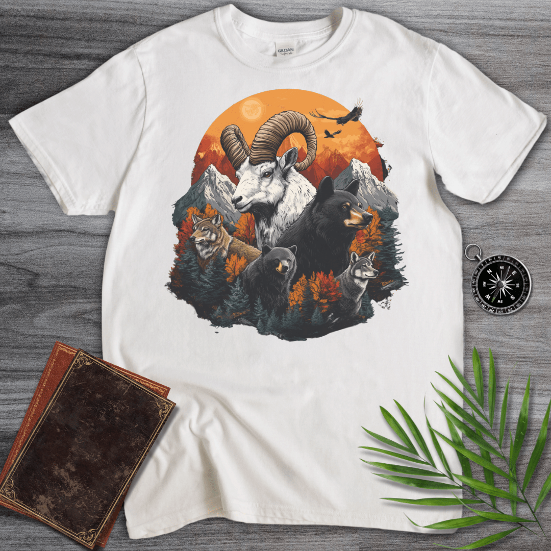 T-Shirt White / S Mammals of the Mountain T-Shirt