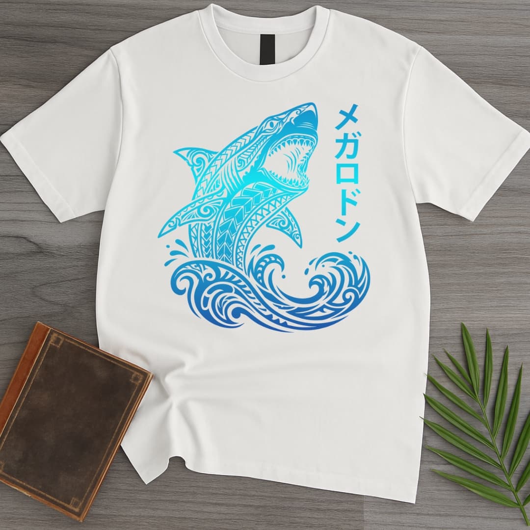 T-Shirt White / S Megalodon Ocean Spirit T-Shirt
