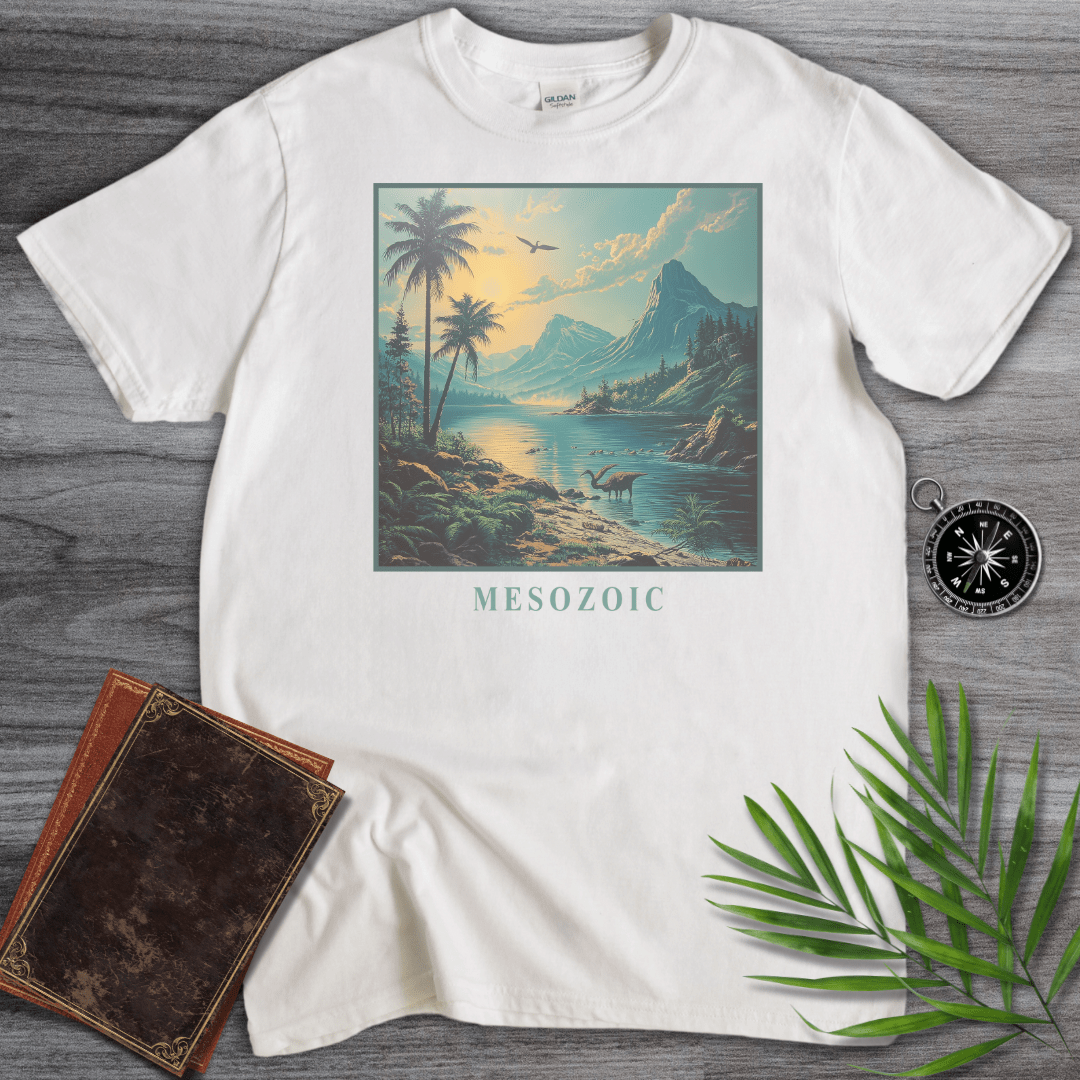 T-Shirt White / S Mesozoic Environment Graphic T-Shirt